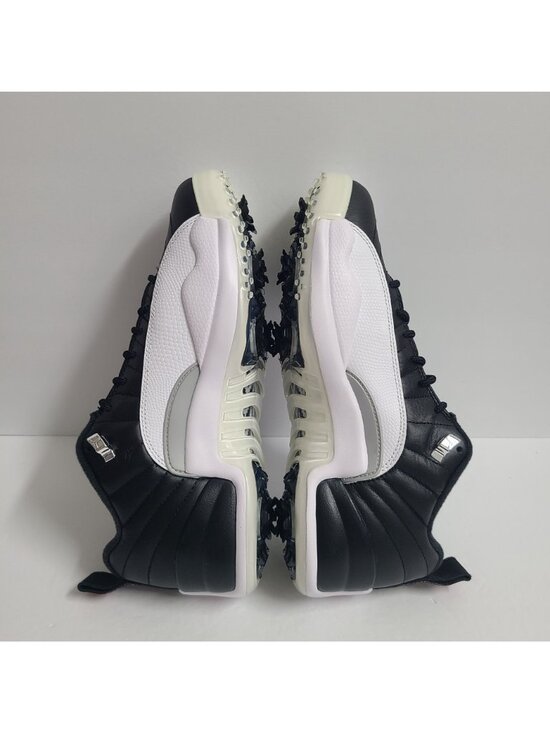 NEW Nike Air Jordan 12 Low Playoffs Golf Shoes DH4120-010 Size 10 White Black #1 main image 5
